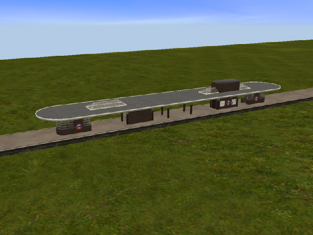 London Underground Art Deco Station London Underground Art Deco Station in Trainz